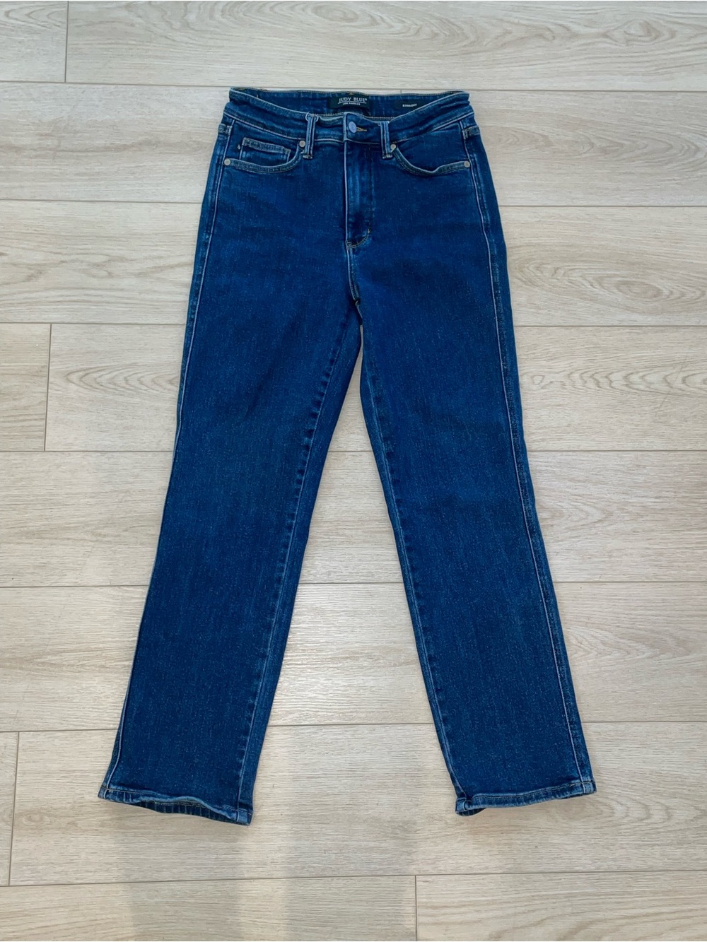 Judy Blue High Waist "Tummy Control" Classic Straight Denim Jeans. Size 7(28) - Picture 1 of 7